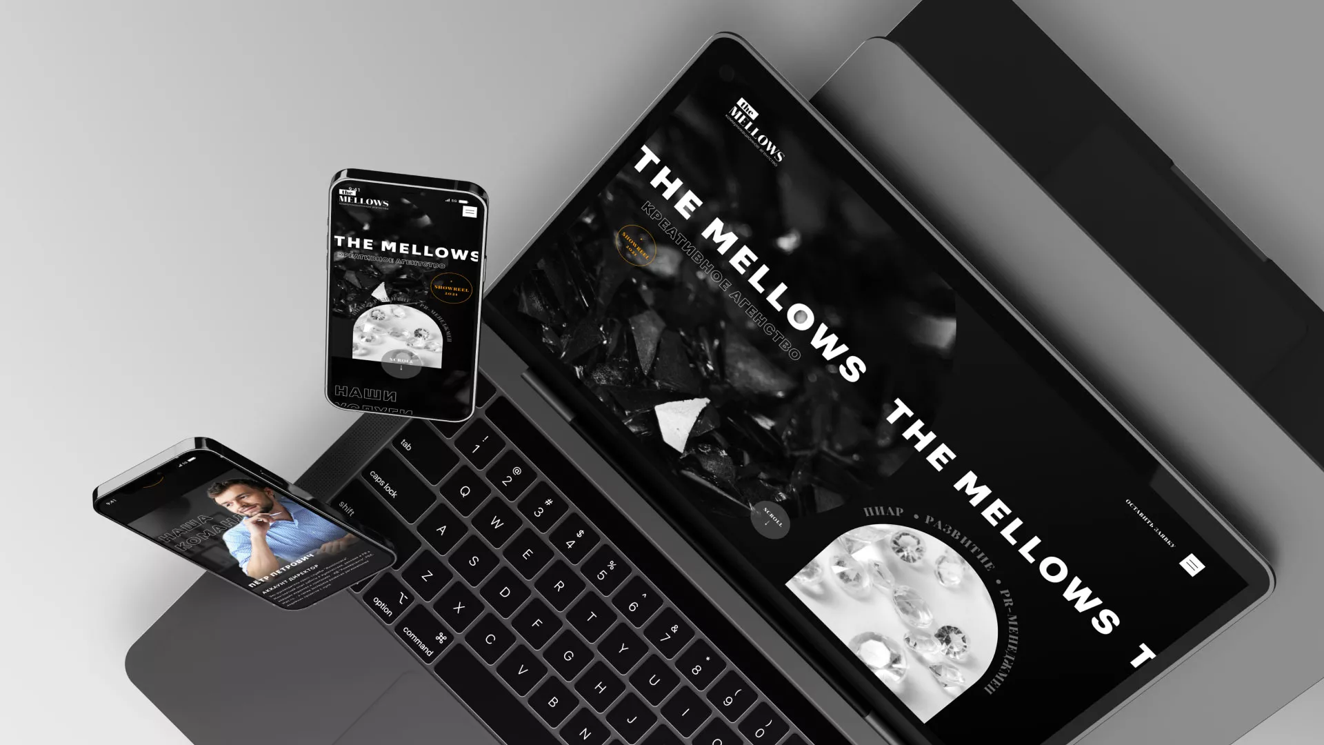 Разработка сайта креативного агентства «The Mellows» в Урус-Мартане