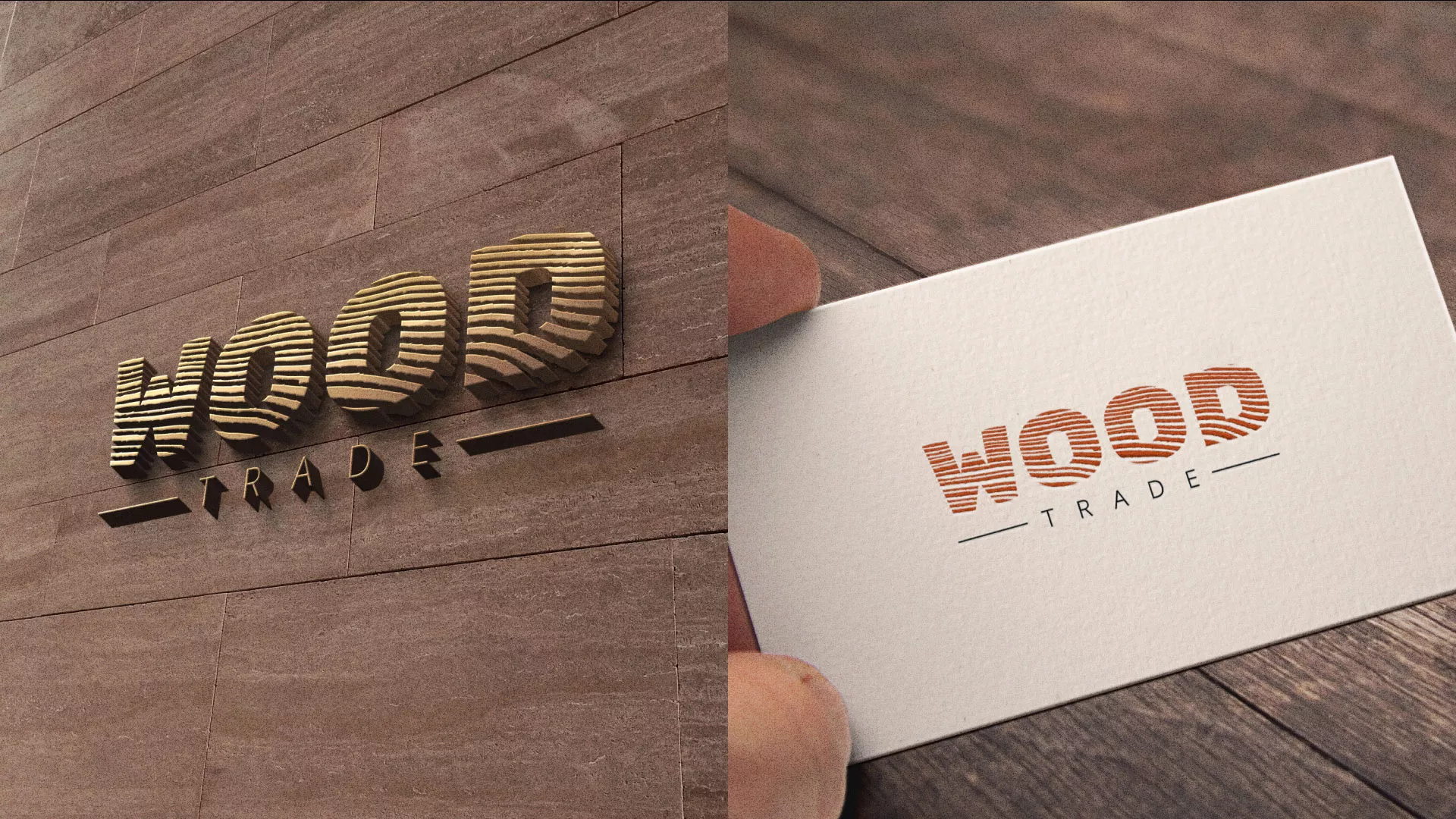 Разработка логотипа для компании «Wood Trade» в Урус-Мартане