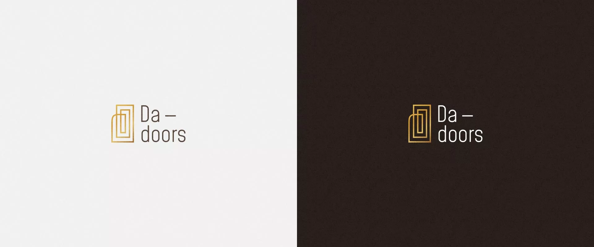 Разработка логотипа для компании «DA-DOORS» в Урус-Мартане